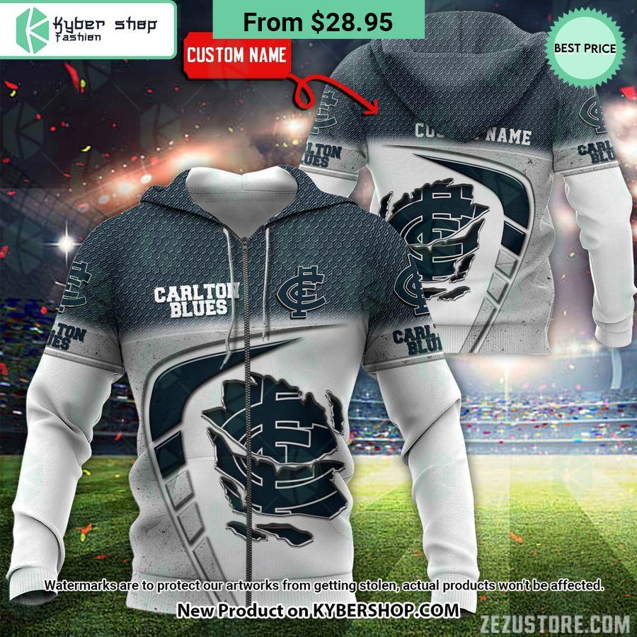 Carlton Blues CUSTOM Hoodie