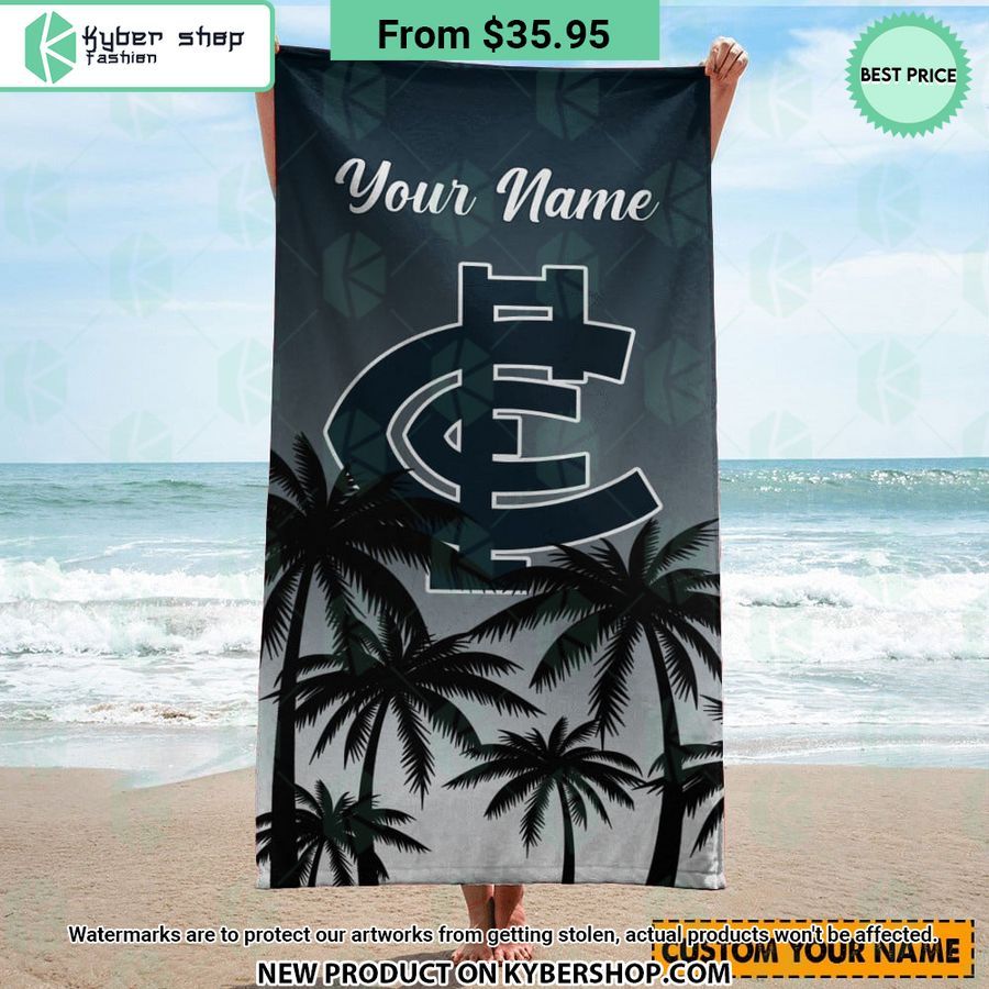 Carlton FC CUSTOM Beach Towel