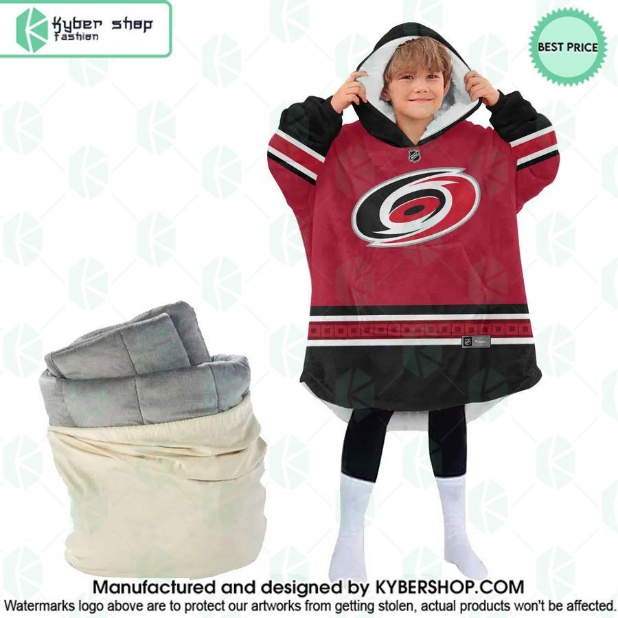 Carolina Hurricanes CUSTOM Hoodie Blanket