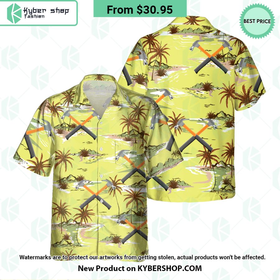 Carpenter Tools Hawaiian Shirt