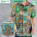 Cartoon Movie Posters in Vintage style Hawaiian Shirt