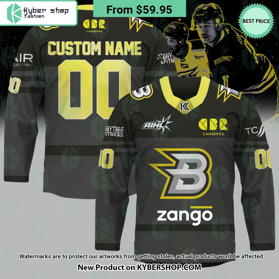 CBR Brave AIHL CUSTOM Hockey Jersey