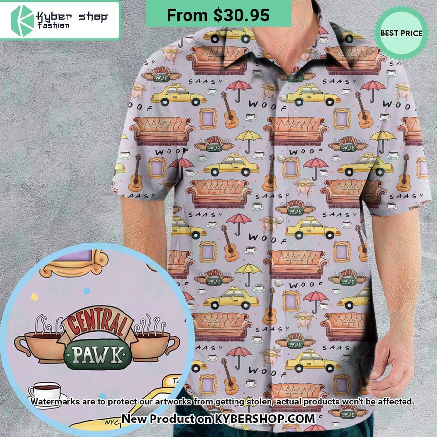 Central Pawk FRIENDS Hawaiian Shirt