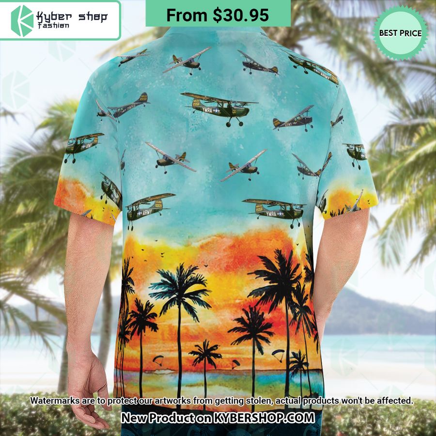 Cessna L-19 O-1 Bird Dog Hawaiian Shirt