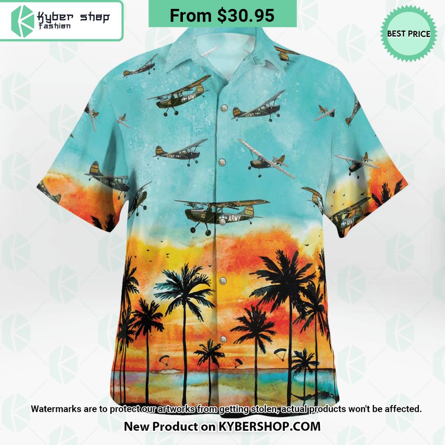 Cessna L-19 O-1 Bird Dog Hawaiian Shirt