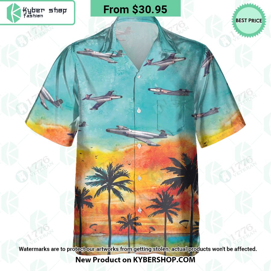 CF-100 Canuck Sunset Hawaiian Shirt