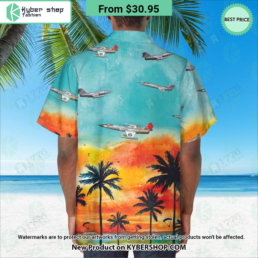 CF-104 Starfighter Sunset Hawaiian Shirt