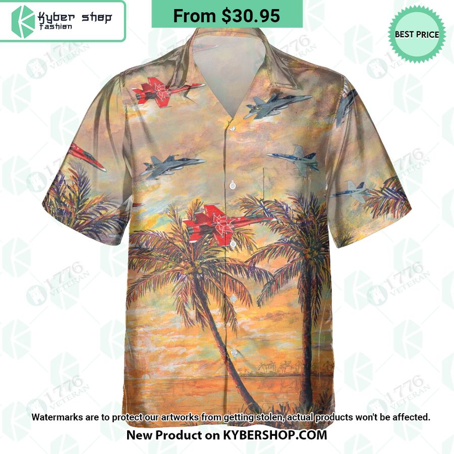 CF-18 Hornet Hawaiian Shirt