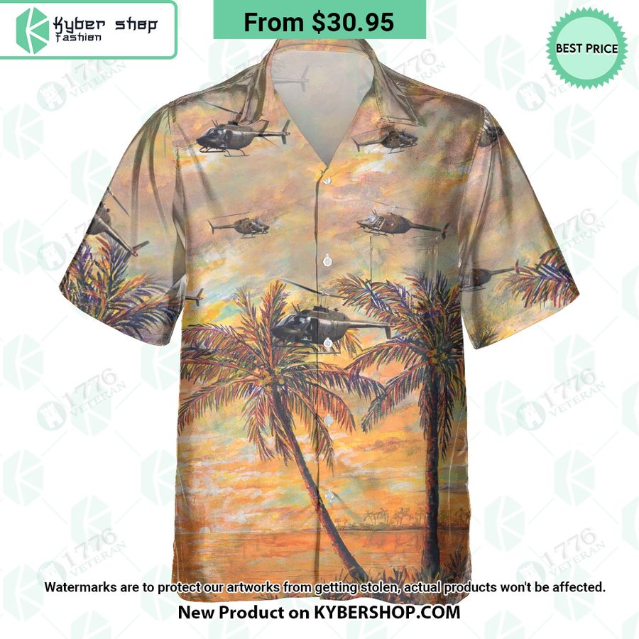 CH-136 Kiowa Hawaiian Shirt