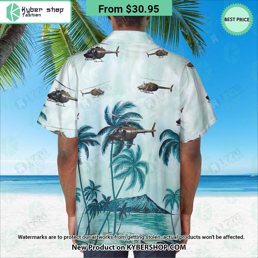 CH-136 Kiowa Palm Hawaiian Shirt