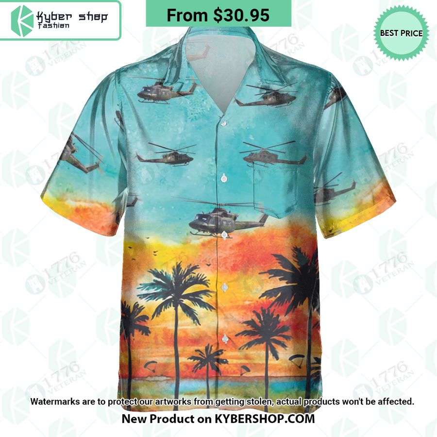 CH-146 Griffon Sunset Hawaiian Shirt