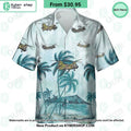 CH-147F Chinook Palm Hawaiian Shirt