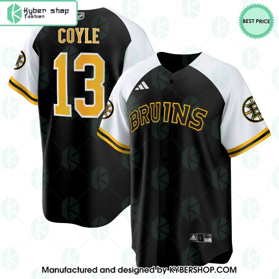 Charlie Coyle Boston Bruins Baseball Jersey
