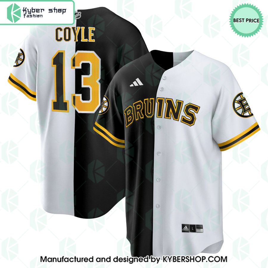 Charlie Coyle Boston Bruins Baseball Jersey