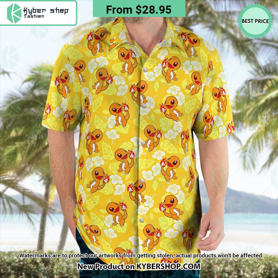 Charmander Hawaiian Shirt Shorts
