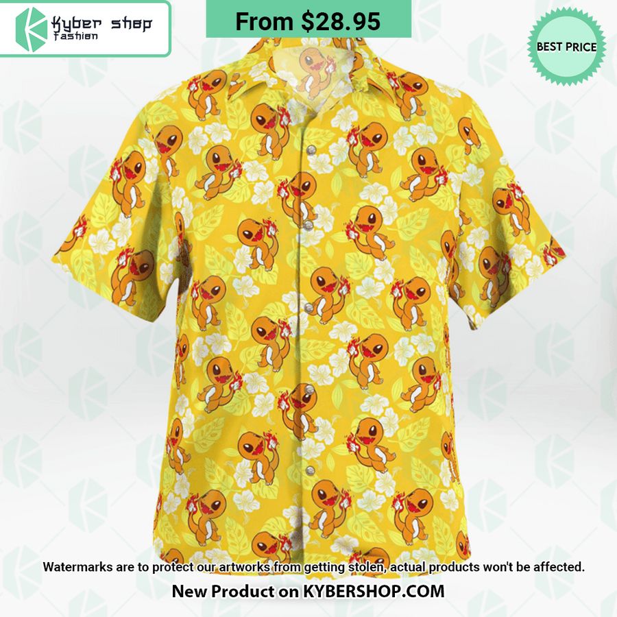 Charmander Hawaiian Shirt Shorts