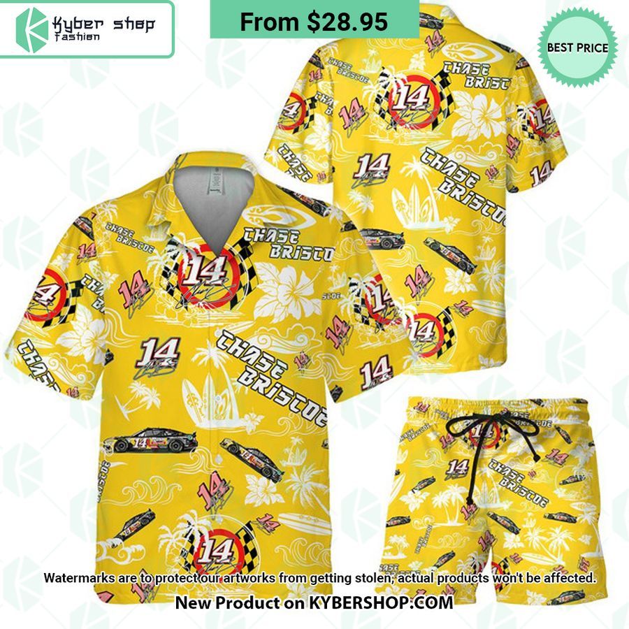 Chase Briscoe NASCAR Racing Hawaiian Shirt