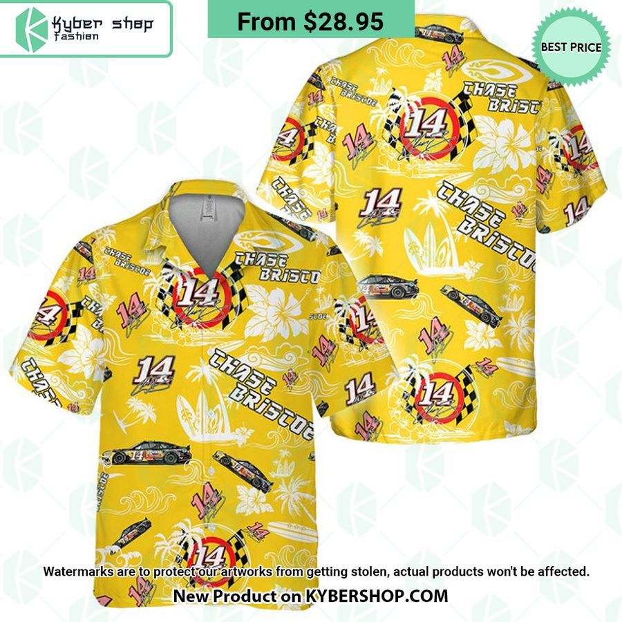 Chase Briscoe NASCAR Racing Hawaiian Shirt