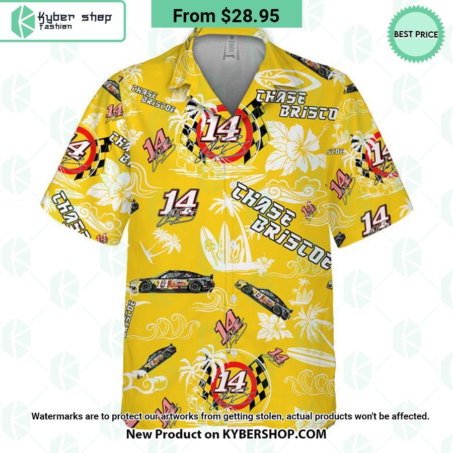 Chase Briscoe NASCAR Racing Hawaiian Shirt