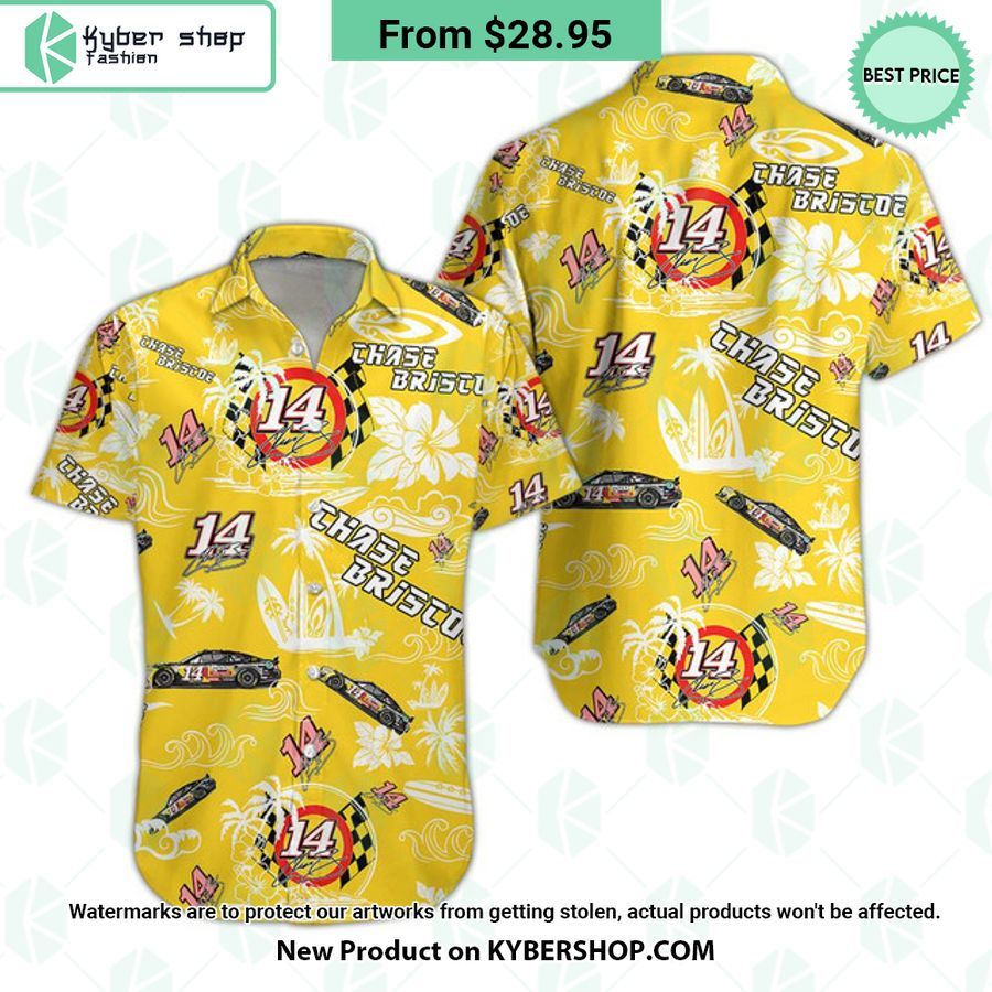 Chase Briscoe NASCAR Racing Hawaiian Shirt