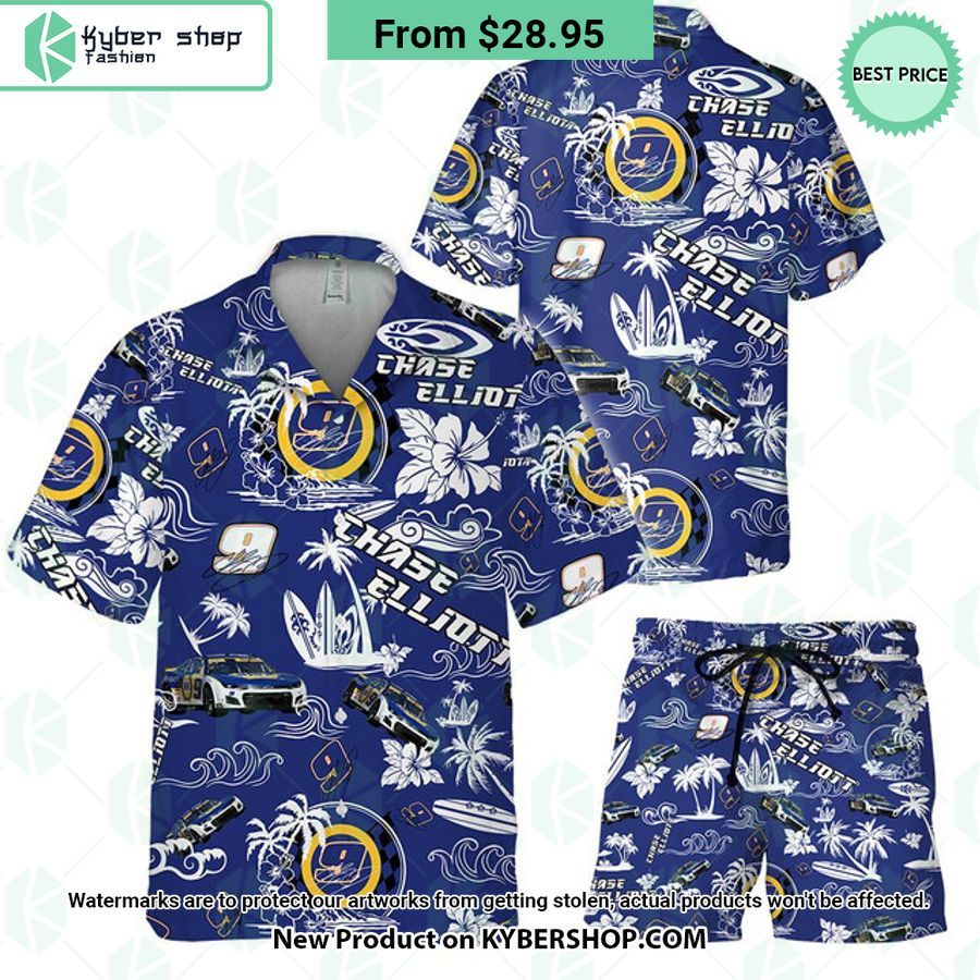 Chase Elliott NASCAR Racing Hawaiian Shirt