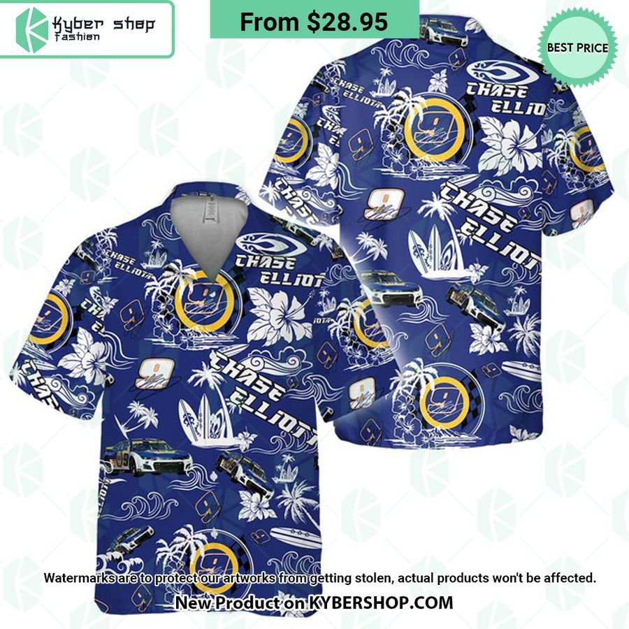 Chase Elliott NASCAR Racing Hawaiian Shirt