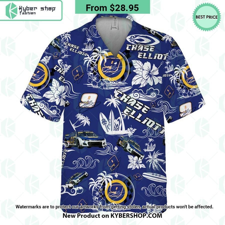 Chase Elliott NASCAR Racing Hawaiian Shirt