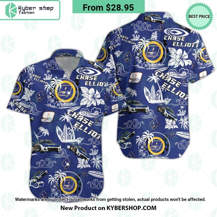 Chase Elliott NASCAR Racing Hawaiian Shirt