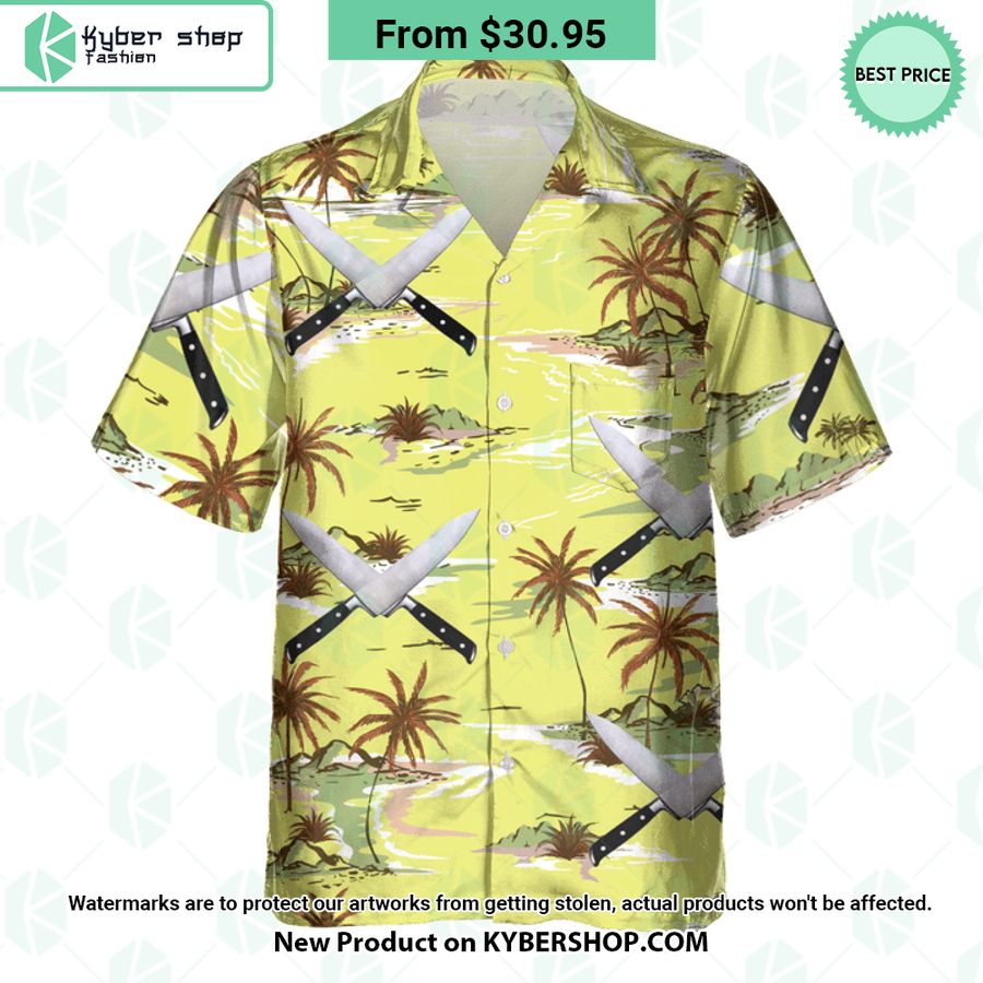 Chef Knife Hawaiian Shirt