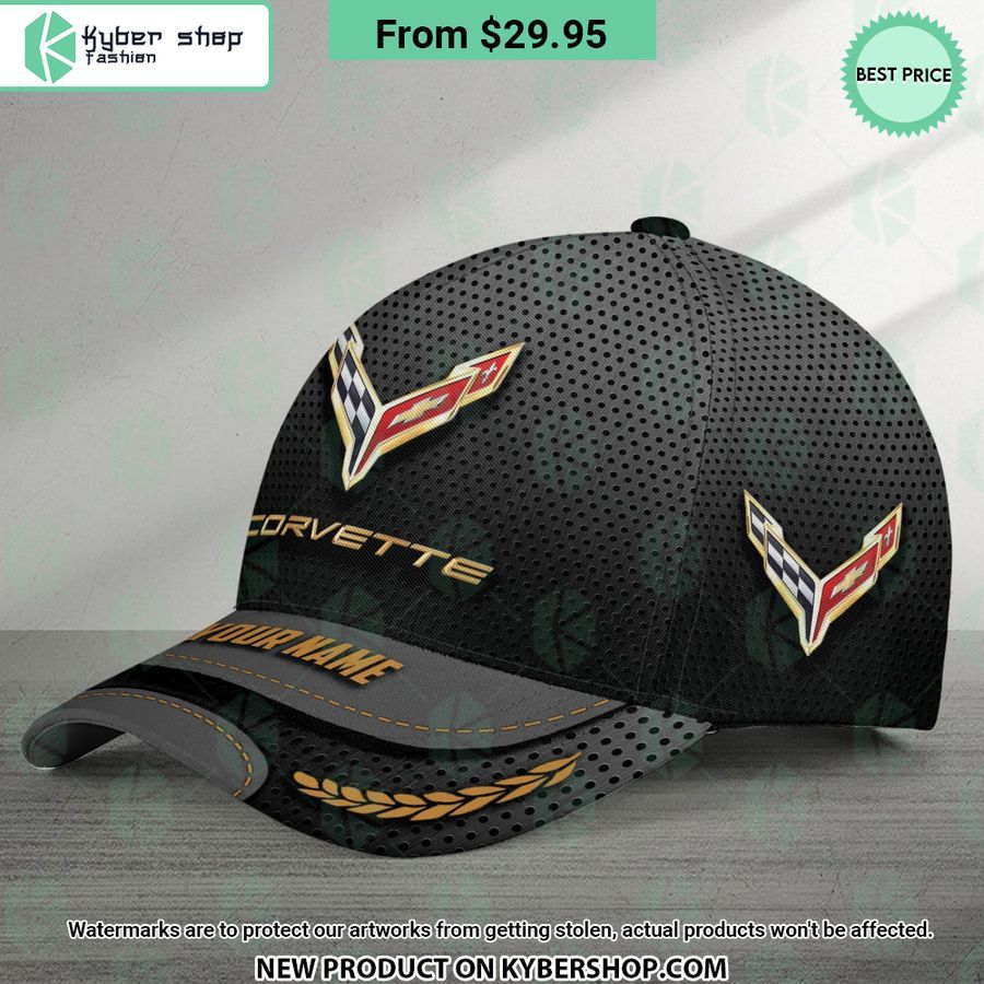 Chevrolet Corvette CUSTOM name Cap