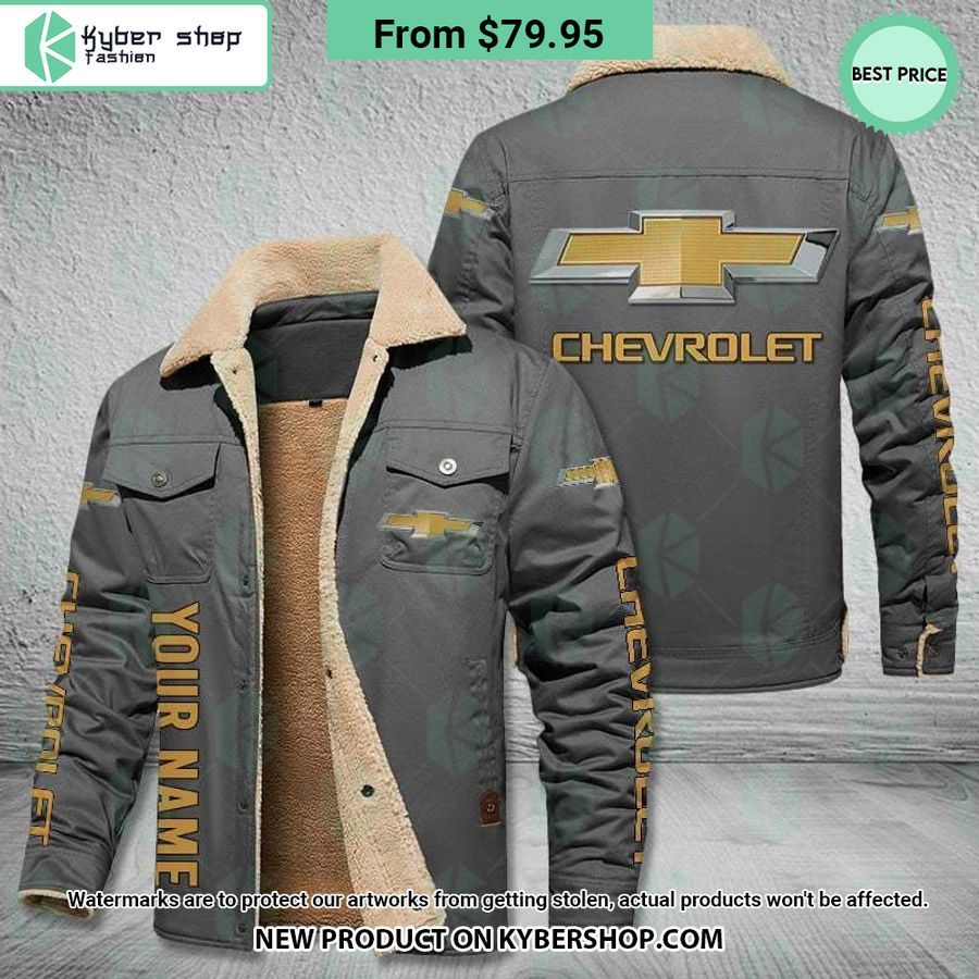 Chevrolet CUSTOM Fleece Leather Jacket