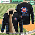 Chicago Cubs MLB Fleece Leather Jacket