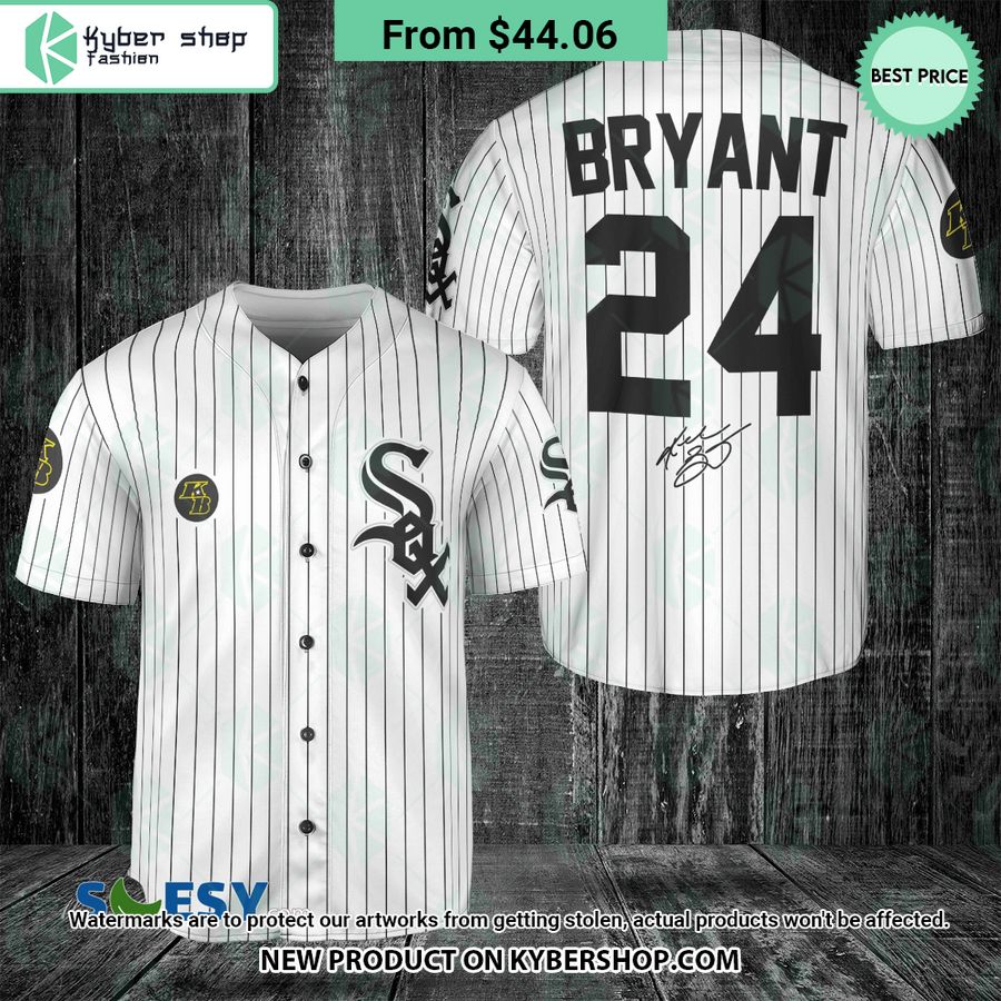 Chicago White Sox Kobe Bryant 24 Baseball Jersey