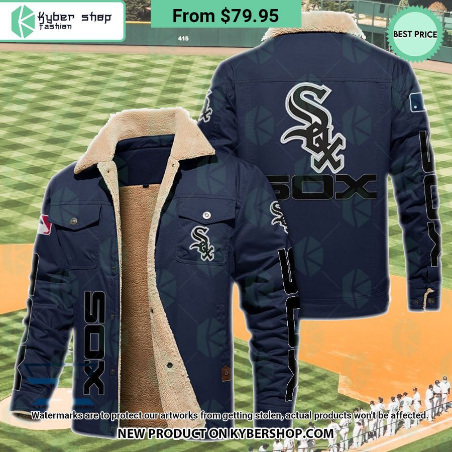 Chicago White Sox MLB Fleece Leather Jacket
