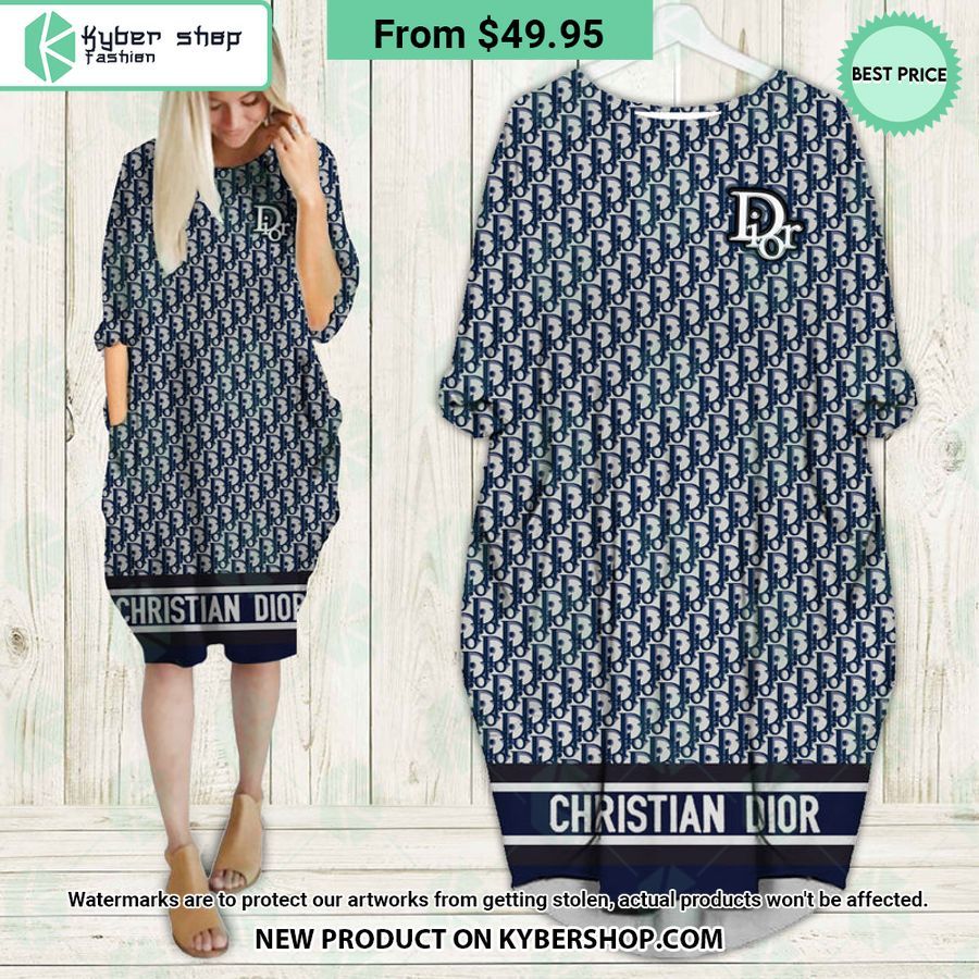 Christian Dior Batwing Pocket Dress