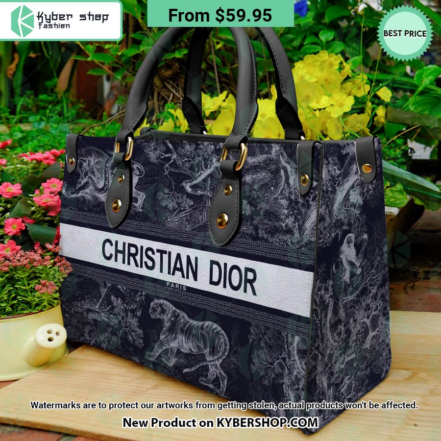 Christian Dior Tiger Women Leather Handbag