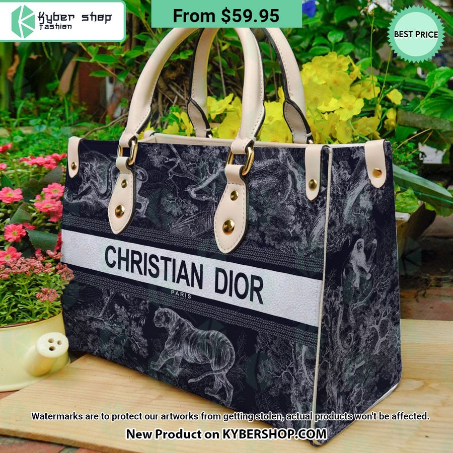 Christian Dior Tiger Women Leather Handbag