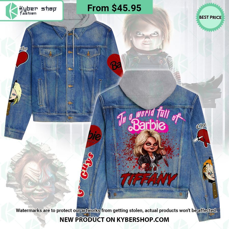 Chucky Be a Tiffany Hooded Denim Jacket