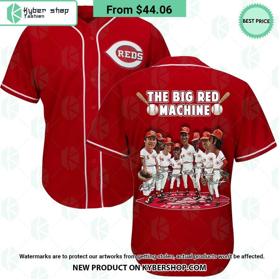 Cincinnati Reds The Big Red Machine Baseball Jersey
