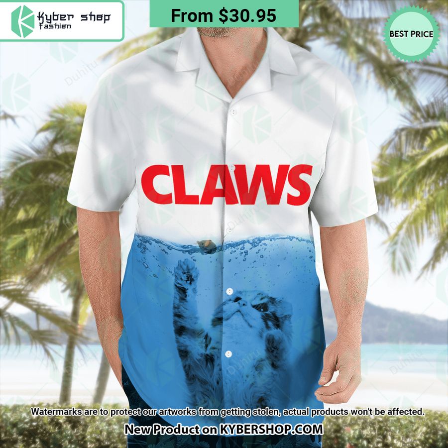 Claws Cat Jaw Shark Hawaiian Shirt