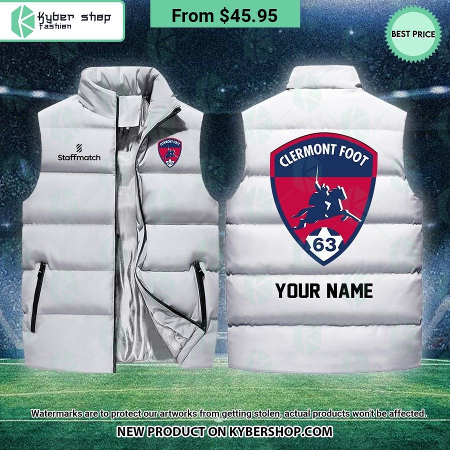 Clermont Foot 63 CUSTOM Sleeveless Puffer Down Jacket
