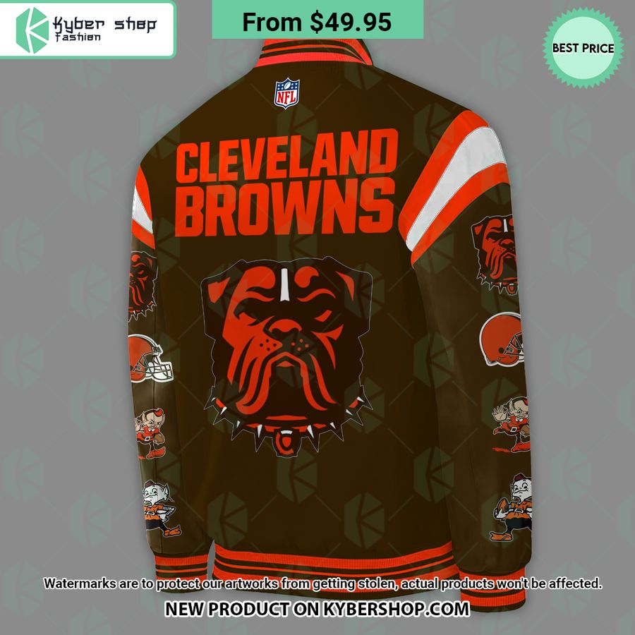 Cleveland Browns Baseball Jacket