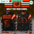 Cleveland Browns Dawg Baseball Jacket