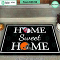 Cleveland Guardians Cleveland Browns Home Sweet Home Doormat