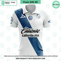 Club Puebla Home Liga MX CUSTOM Polo Shirt