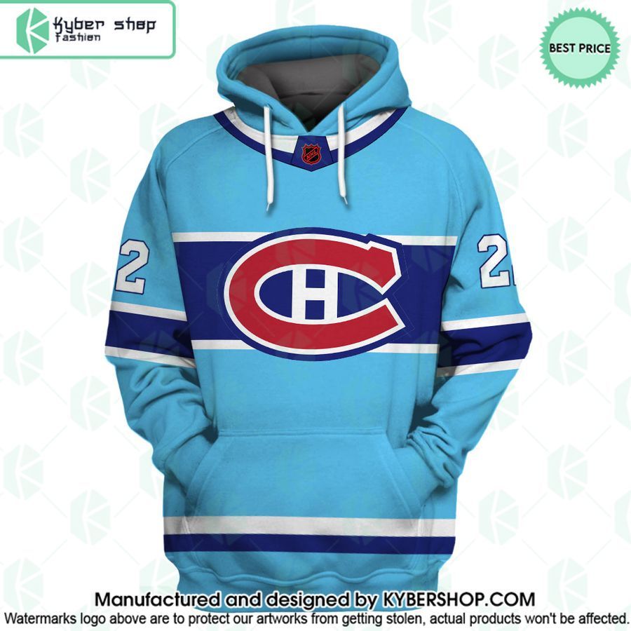 Cole Caufield 22 Montreal Canadiens Reverse Retro Hoodie