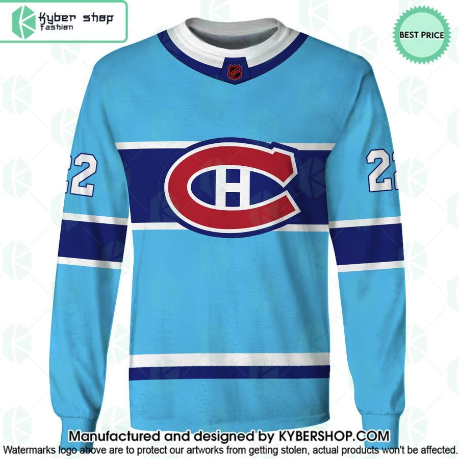 Cole Caufield 22 Montreal Canadiens Reverse Retro Hoodie