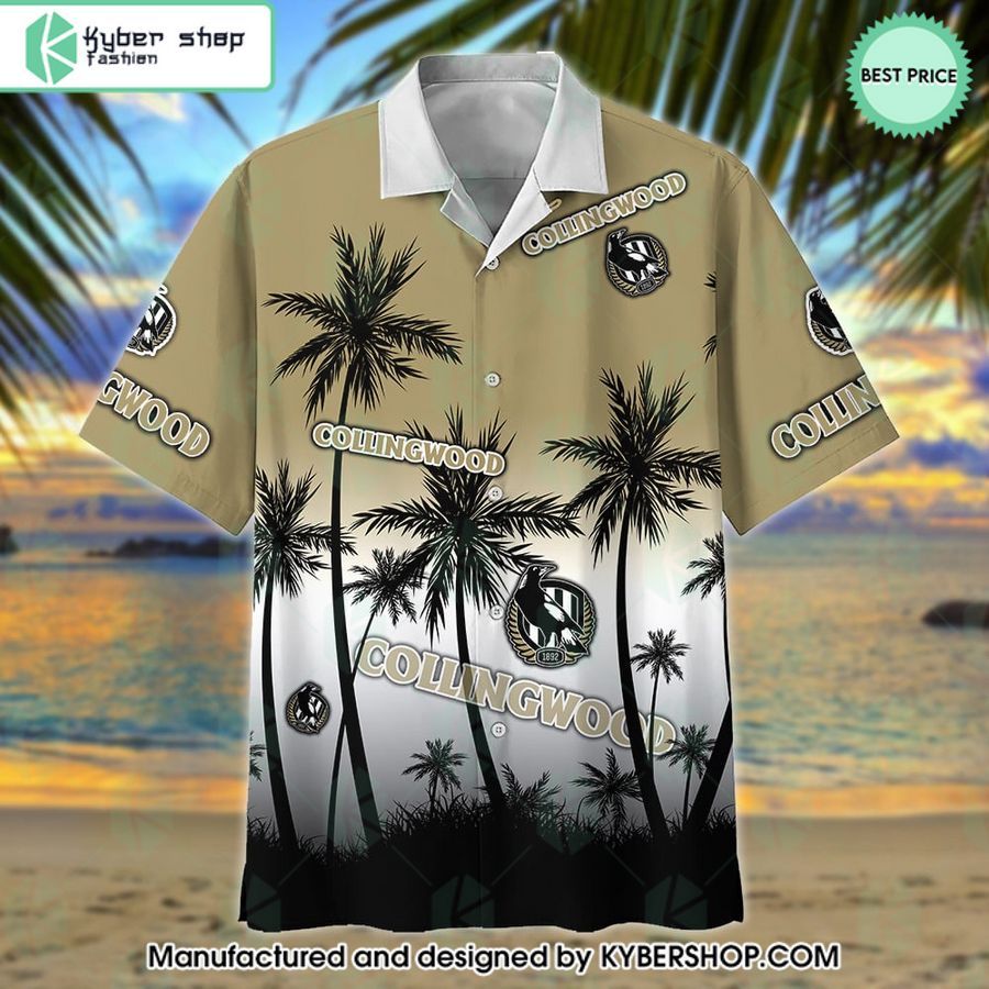 Collingwood AFL Hawaiian Shirt