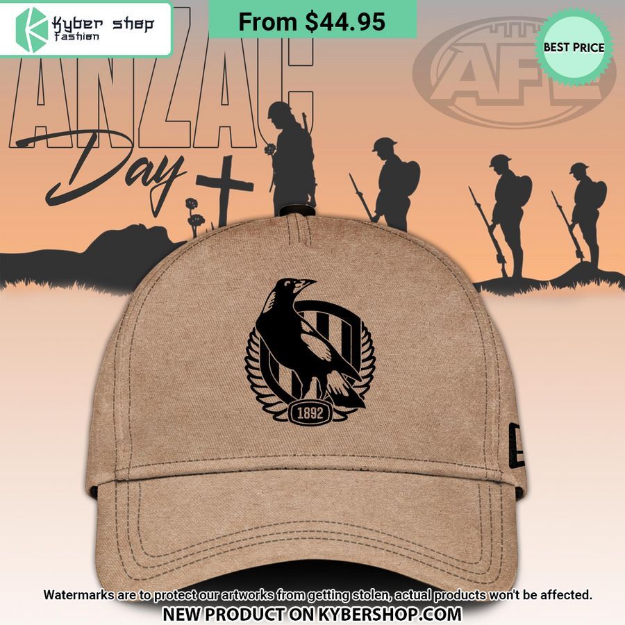 Collingwood Magpies AFL Anzac Day CUSTOM Hoodie