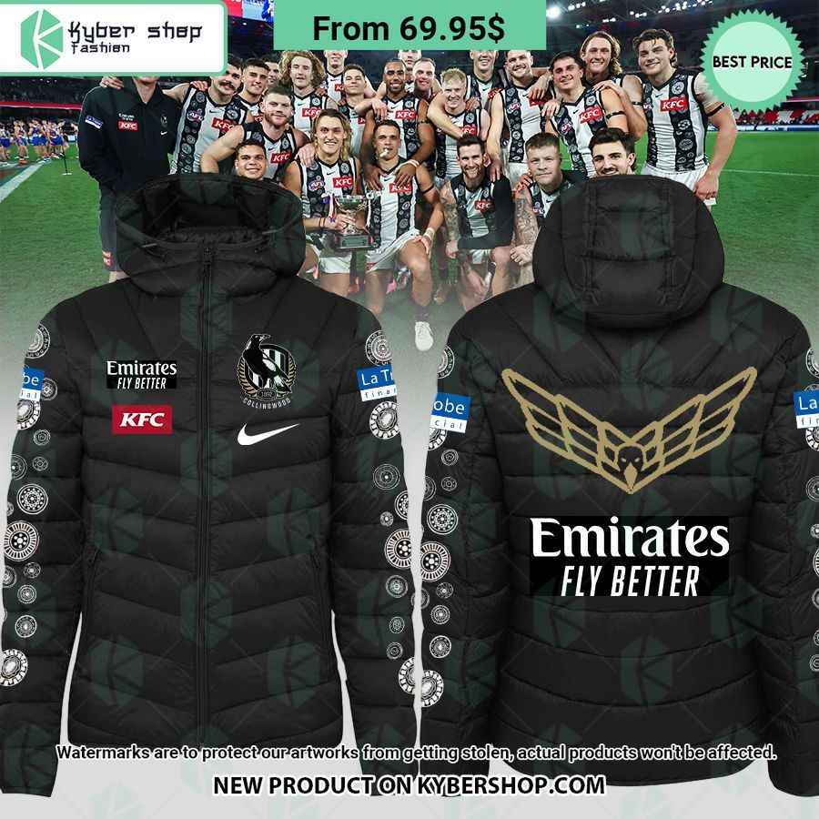 Collingwood Magpies Sideline Down Jacket